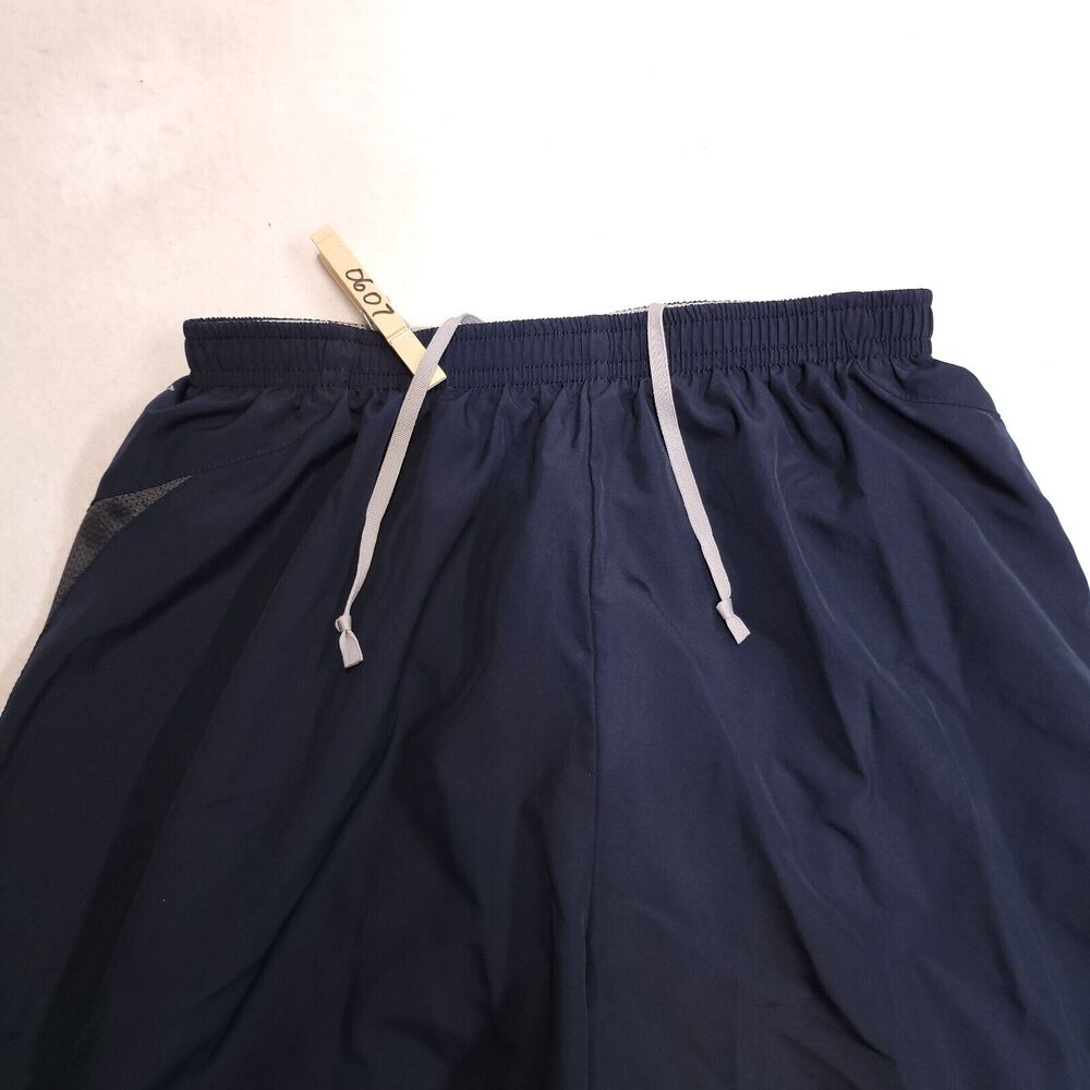 Nike Dri-Fit Athletic Running Drawstring Shorts Womens Size Small S Blue White